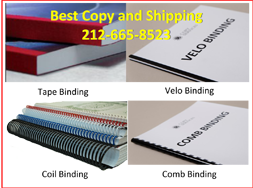 Binding services at Best Copy